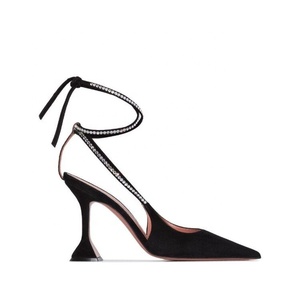 Zapatos de Oficina para Mujer, Punta Puntiaguda, Tacón Bajo, Correa en el Tobillo, Decoración de Lazo, Zapatos de Tacón Alto para Mujer, Primavera - Product Image 5