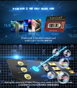 R-SIM Rsim CLUB Rsim Club 2 pour le signal mobile de la série 15 CLUB 2 déverrouiller la carte Sim pour IOS17 IOS18.<span class=keywords><strong>X</strong></span> - Product Image 6