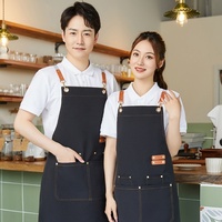 Tablier de cuisine sans manches pour femme, personnalisable avec logo, réutilisable, robuste, imperméable, réglable, écologique et tendance