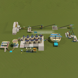 Tốt nhất phục hồi cyanide Lọc quặng hệ thống 100tpd 300tpd 500tpd đá vàng cil CIP nhà máy - Product Image 4