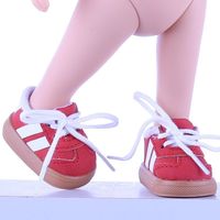 Meilleur Prix – Accessoires de poupée en plastique de 24 cm – Baskets polyvalentes en cuir et toile – Chaussures d'entraînement allemandes – Tenue de poupée à changer FB109 0-24