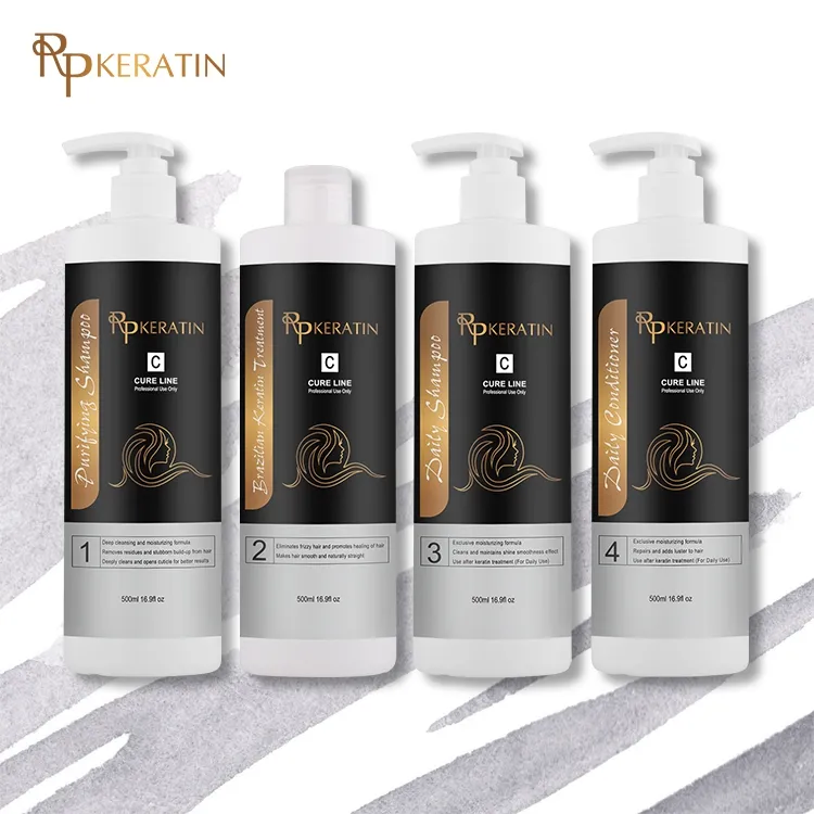 Menghaluskan profesional Brazil, pelurus rambut Keratin, memperbaiki krim, perawatan rambut Keratin Brasil