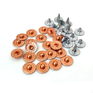 Boutons et rivets personnalisés en laiton et fer pour vêtements avec logo, rivets personnalisés pour vestes en jean, boutons en acier inoxydable pour jeans - Product Image 6