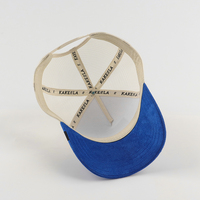 Gorras de Camionero Personalizadas al por Mayor con Parche Bordado y Logotipo Popular, Sombrero de Malla de 5 Paneles