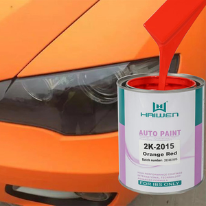 HAIWEN Fast Drying 2K Acrylic <strong>Orange</strong> Red Car <strong>Paint</strong> Automotive UV <strong>Spray</strong> <strong>Paint</strong> for Car - Product Image 1
