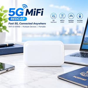 Punto de Acceso Móvil <span class=keywords><strong>MiFi</strong></span> 5G Desbloqueado, Router Portátil WiFi <span class=keywords><strong>6</strong></span> AX900 con Batería Extraíble para Viajes y Oficina - Product Image 2