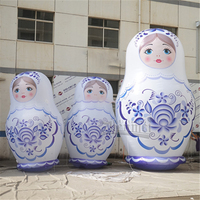 Ballons gonflables mignons Zhenmei en forme de poupées russes pour la décoration de spectacles