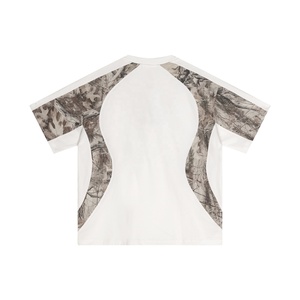 T-shirt da uomo personalizzata stampata in maglia 240 grammi a manica corta, stile High Street, in poliestere/cotone, mimetica, vestibilità ampia, ad asciugatura rapida - Product Image 6