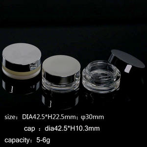 5g Poudre Blusher Rouge Crème Eyeliner Crème Transparent Bouteille Ronde Pot 42mm Texture Moulage Par <span class=keywords><strong>Injection</strong></span> Masque À Lèvres Boîte - Product Image 1