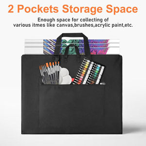 Bolsa de transporte de arte, Cartera de trabajo artístico, bolsa de tablero de dibujo, almohadilla de dibujo para pintura, bolsa de almacenamiento para paleta, pinturas, pinceles - Product Image 2
