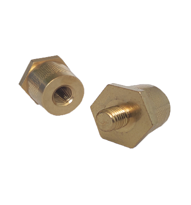 Lot De 4 Bornes De Charge De Batterie M8 à Filetage Mâle En Zinc, Adaptateur De Borne De Batterie Ampper M8 (+/-) Pour Rallonge