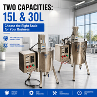 REX-C700 Machine de remplissage semi-automatique électrique pour nettoyants visage et boissons avec fonction de mélange chauffant