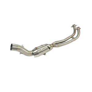 Para Yamaha TMAX 560 <span class=keywords><strong>2023</strong></span> + 51mm tubo frontal de escape de rendimiento de acero inoxidable Actualización de alta calidad - Product Image 1