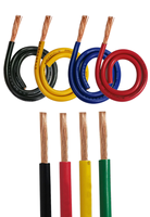 Câble électrique souple en cuivre toronné 450/750V pour la construction, modèle EBVR, vente chaude