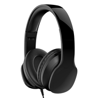 Headphone Youngrun S7 Lipat, Hitam, Kabel 3.5mm, Over Ear, Warna-warni, MOQ Rendah, Logo OEM Gratis