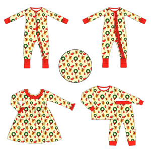 Bebek Romper giyim bambu özel logo baskılı bebek Romper bebek bebekler için baskılı giysiler - Product Image 1