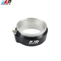 Collier de serrage rapide en aluminium réglable BJR Performance, 3 pouces, type V, avec goupille, collier HD pour tuyau d'intercooler, collier de serrage pour accélérateur