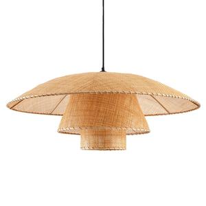 Wabi Sabi Style Rattan Chandelier Round E27 Led <b>Light</b> Source For Tea Room <b>Dining</b> Hotel Guesthouse Decoration - Product Image 5