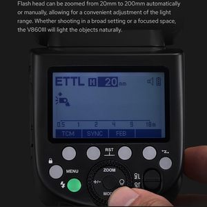 Godox V860III TTL Speedlite de Studio <span class=keywords><strong>V860</strong></span> III Flash sans Fil à Télécommande pour Appareil Photo, Alimenté par Batterie, Avec Fonctionnalité Extérieure - Product Image 4
