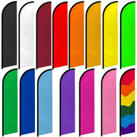 Drapeau en forme de larme personnalisé, double face, avec logo, pour la promotion, vente en gros