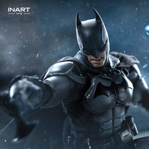 INART Arkham Origin Bat-mans 1/12 Figurine Mobile Héro de Combat Éternel 6 Pouces Modè<span class=keywords><strong>le</strong></span> de Collection de Haute Qualité - Product Image 4