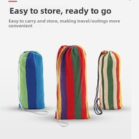 Hamac 2 places en toile résistante aux chocs SYNC pour l'extérieur, équipement de camping pliable et portable, capacité de charge de 600 livres, chaise pour balcons