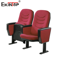 Chaises de théâtre Ekintop, mobilier d'église, chaise d'auditorium, mobilier de théâtre moderne, chaise pliante avec tablette d'écriture