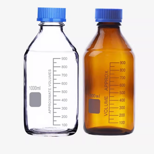 미디어 병 중립 유리 붕규산 3.3 유리 25ml 50ml 100ml 500ml 1000ml 2000ml GL45 유리 시약 병 - Product Image 1