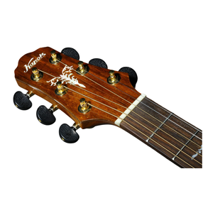 Guitare acoustique folk artisanale KAPOK G8B/G83B, corps en acacia massif, finition brillante, 6 cordes en acier, filet en acajou. - Product Image 3