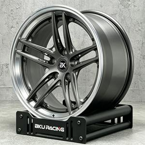 Jantes Bku Custom 3 pièces forgées 5x130 pour <span class=keywords><strong>Porsche</strong></span> 911 992 <span class=keywords><strong>Turbo</strong></span> 991 997 Carrera <span class=keywords><strong>S</strong></span> 718 <span class=keywords><strong>Taycan</strong></span> 19 20 21 pouces, jantes en alliage profond - Product Image 3