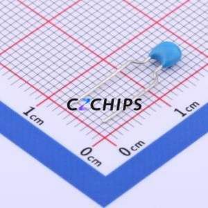Condensador cerámico monolítico (MLCC) de montaje pasante (THC) CD1H121JC9BECHE100, paso de orificio, P=5.08mm, 120pF, 5%, 50V, NP0 - Product Image 2