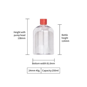 ขวดน้ำยาล้างเครื่องสำอางพลาสติก <span class=keywords><strong>Bioderma</strong></span> ขนาด250มล. ขวดหมึกโปร่งใสสำหรับสัตว์เลี้ยงขนาด500มล. 1000มล. พร้อมฝาปั๊ม - Product Image 4