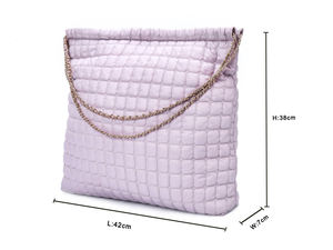 Bolso de Hombro Elegante para Mujer, Bolso de Hombro Moderno y Acolchado para Mujer, Bolso de Gran Capacidad para Viajes Diarios para Chicas - Product Image 6