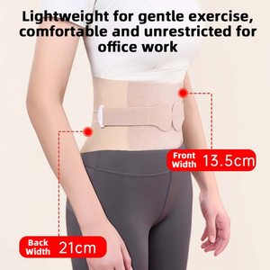 Supporto Lombare Sportivo Ultra Sottile Regolabile a Doppia Trazione, Cintura di Supporto per Schiena e <span class=keywords><strong>Vita</strong></span>, Leggera e Traspirante con Logo - Product Image 3