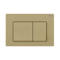 Plaque double chasse d'eau en plastique ABS multicolore pour mur Sigma Delta Toilette carrée pour salle de bain