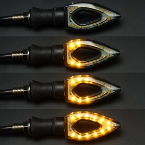 Clignotant LED en forme de cœur 12V pour moto et voiture électrique, lumière modifiée pour moto - Product Image 3