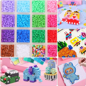 Cuentas <span class=keywords><strong>Hama</strong></span> de 2.6mm, Caja de Embalaje, Mosaico Térmico, Cuentas para Planchar, Cuentas Fusibles, Juguete DIY, Material EVA - Product Image 3