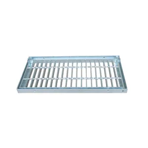 Hot Dipped Galvanized Flat Drain Cover Drainage Ditch Building materials Plain Bar Grating Flat Bar and Twisted Bar