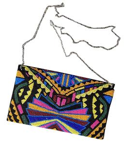 Étnico Vintage Boho Crystal Beaded Style Surtido de colores Mujeres Bolso de mano de noche Bolso de noche Mujer - Product Image 1