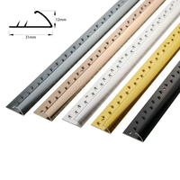 Profilé en aluminium auto-adhésif pour bordure de tapis, bande de transition en aluminium pour tapis