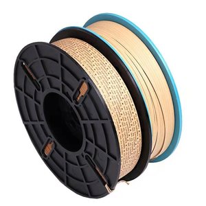 Metallic <b>Ribbon</b> Spool Silver And Gold 4mm Durable Gift Packaging <b>Wire</b> - Product Image 2