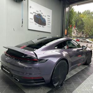 WRAPMASTER 1.52x17M Vinilo Adhesivo para Automóviles, Color Gris Violeta Metálico Brillante, Película <span class=keywords><strong>de</strong></span> PVC para Envolver Automóviles - Product Image 3