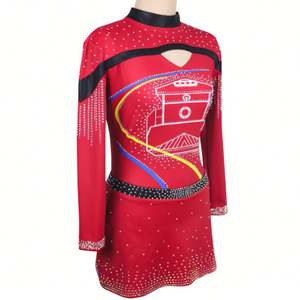 Pantalones cortos de práctica de porristas para niños con sublimación personalizada, uniformes OEM de nuevo diseño - Product Image 3