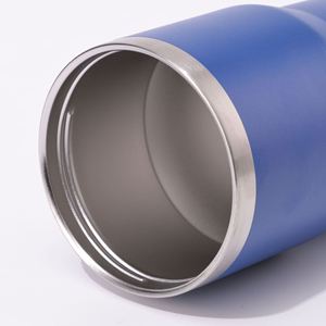 Mug de voyage isotherme en acier inoxydable 20/30 oz avec poignée, paille, conception anti-fuite à couvercle rabattable, compatible lave-vaisselle et micro-ondes, logo personnalisé - Product Image 4