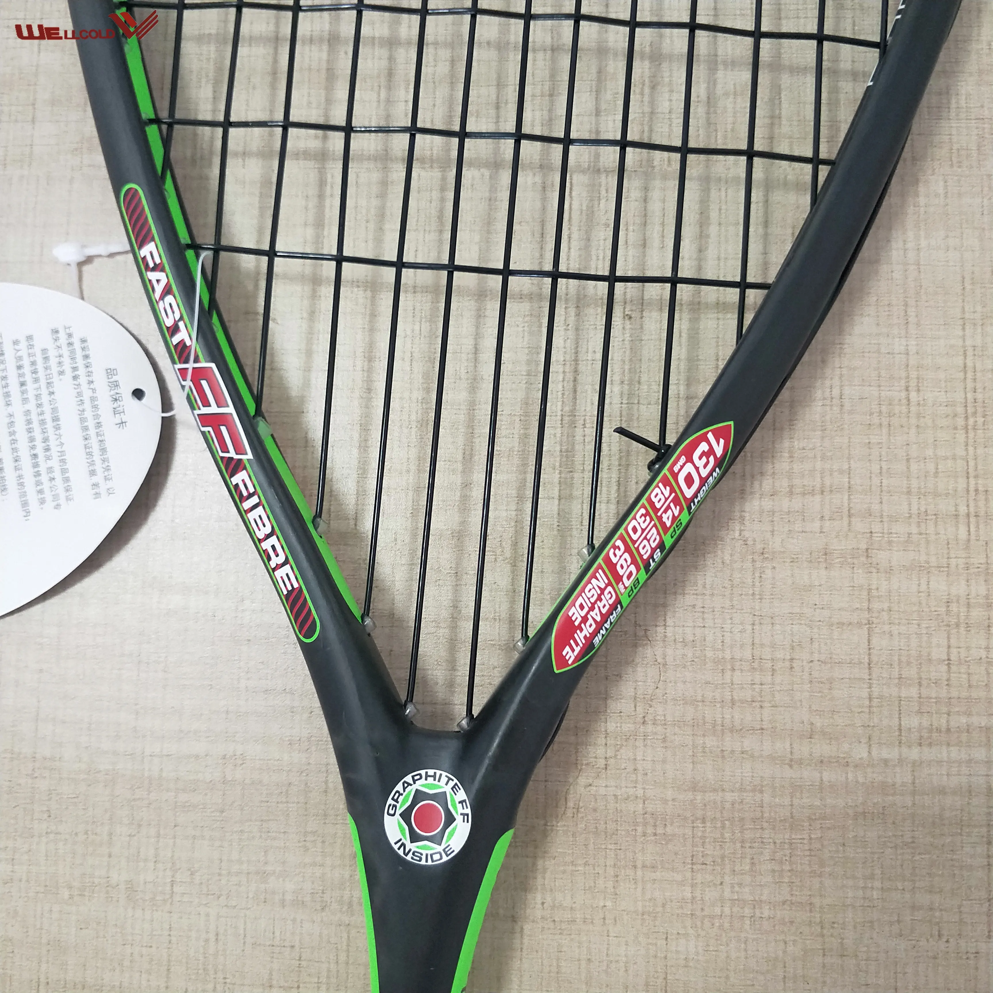 Raquete profissional de fibra de carbono, saco de raquete de squash para atacado