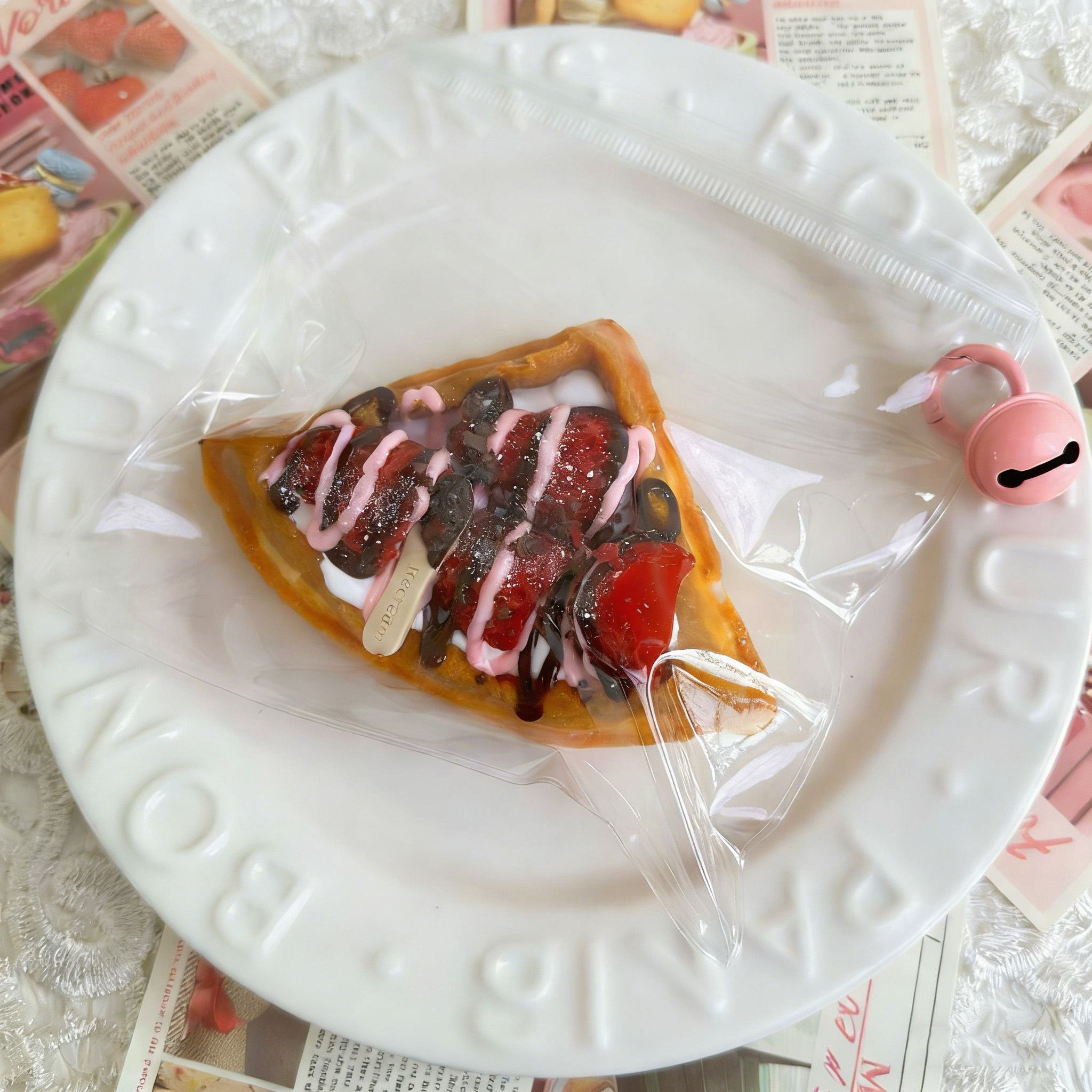 Gaufre Triangle Fraise Squishy [200g]