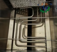 Machine de friture industrielle automatique électrique/gaz pour frites et cacahuètes avec agitation automatique (acier inoxydable)