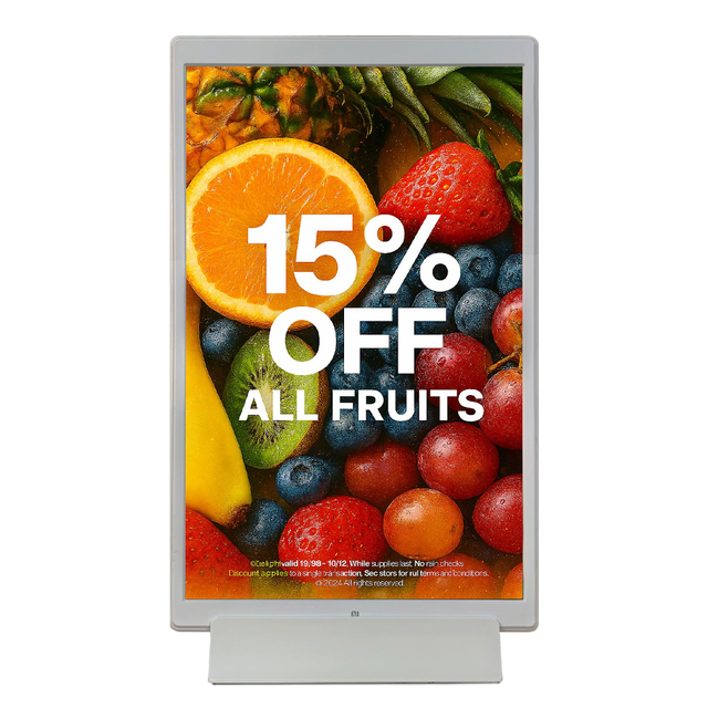 Full Color 10.1" Digital Price Sign Wifi Lcd Display Screen Esl Digital Display And Signage Digital Price Tag For Store Desktop