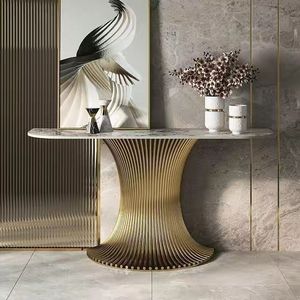 <span class=keywords><strong>Console</strong></span> moderne de luxe léger et simple, <span class=keywords><strong>meuble</strong></span> de villa compact avec armoire de porche à porte et vue panoramique - Product Image 1
