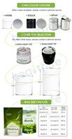 Capsules de thé matcha à marque privée, dosettes de thé vert matcha, capsules de matcha pour bouteilles d'eau, poudre